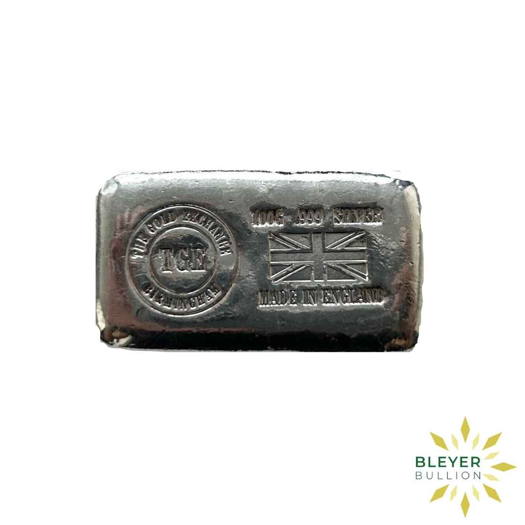 100g Metalor Silver Bar with certificate of authenticity (Pre-Owned)