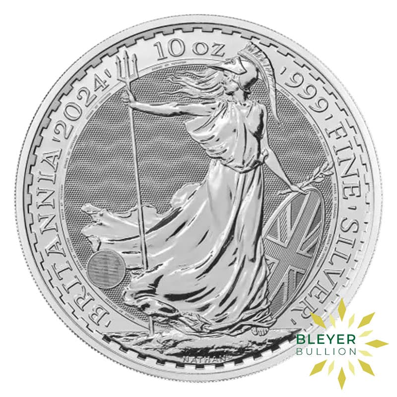10oz Silver Britannia Coin, 2021 (Damaged)