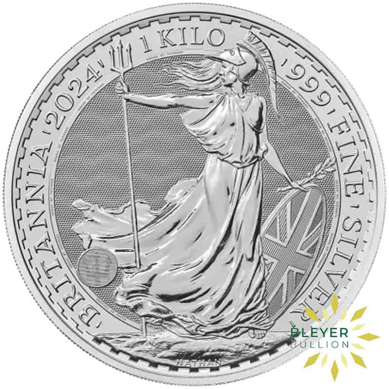1kg Silver King Charles III Britannia Coin, 2024