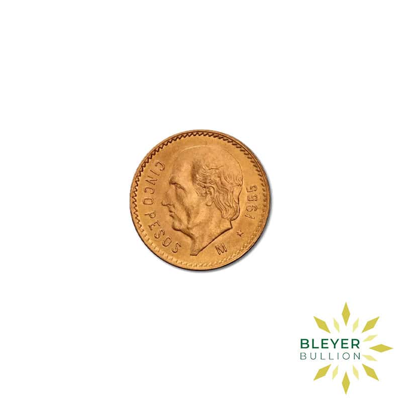 Gold Mexican Dos Pesos Coin, 1945 (Pre-owned)