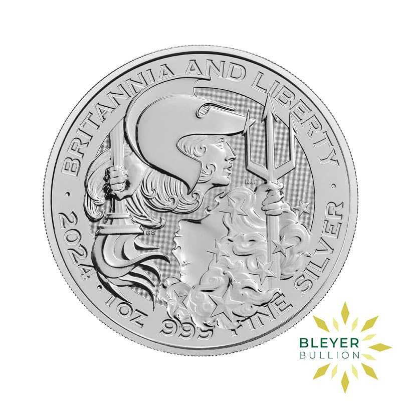 1oz Silver Britannia & Liberty Coin, 2024