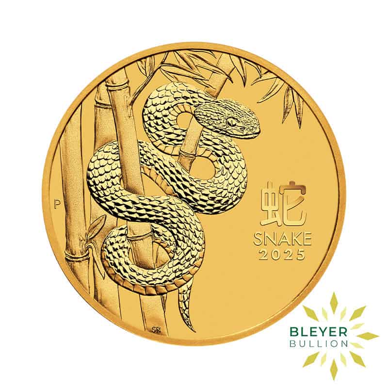 1oz Gold Australian Lunar Snake Coin, 2025