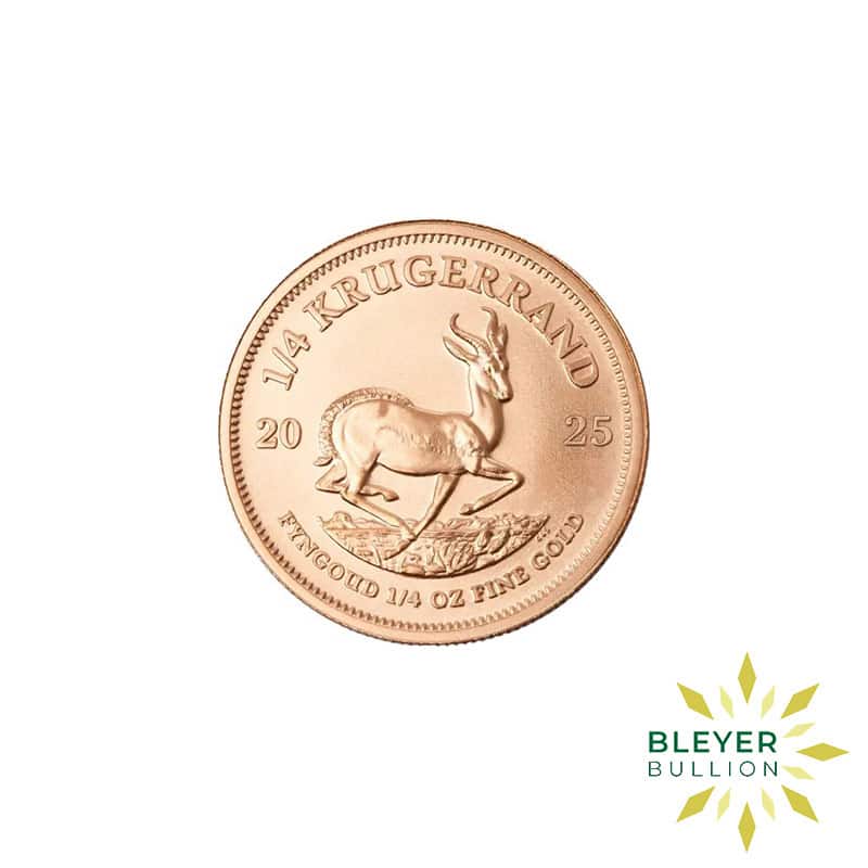 1/4oz Gold South African Krugerrand Coin, 2021