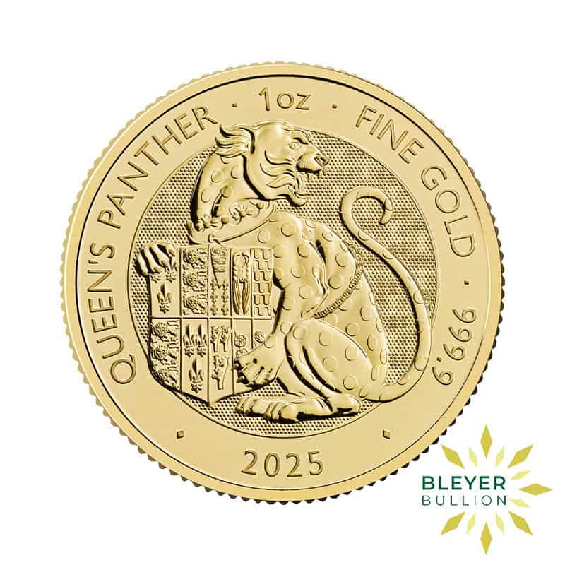 1oz Gold Tudor Beasts Queen's Panther Coin, 2025