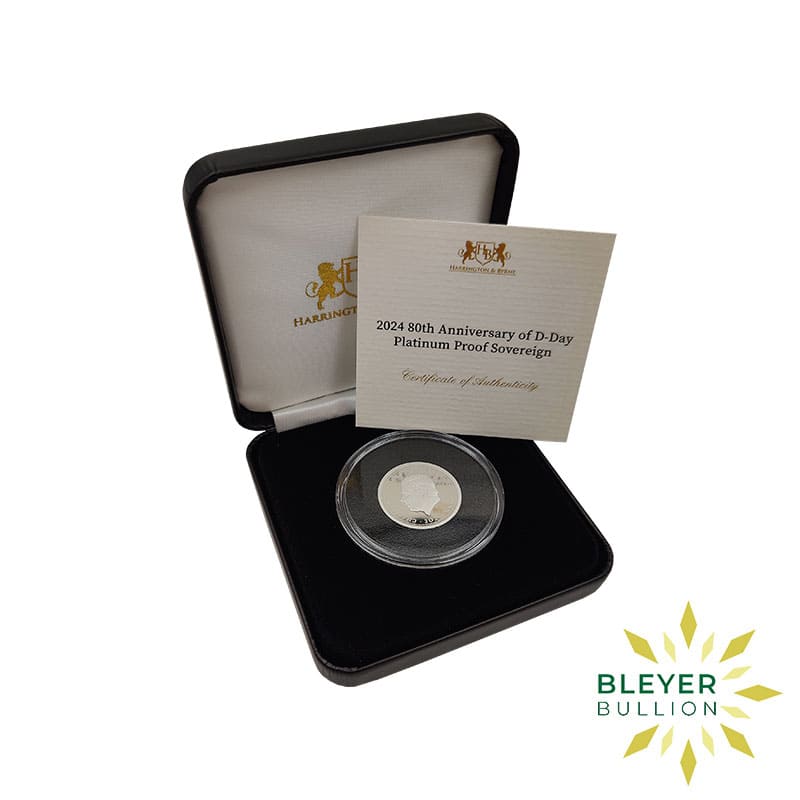 Platinum Proof Sovereign 80th D-Day Anniversary (Margin Scheme)