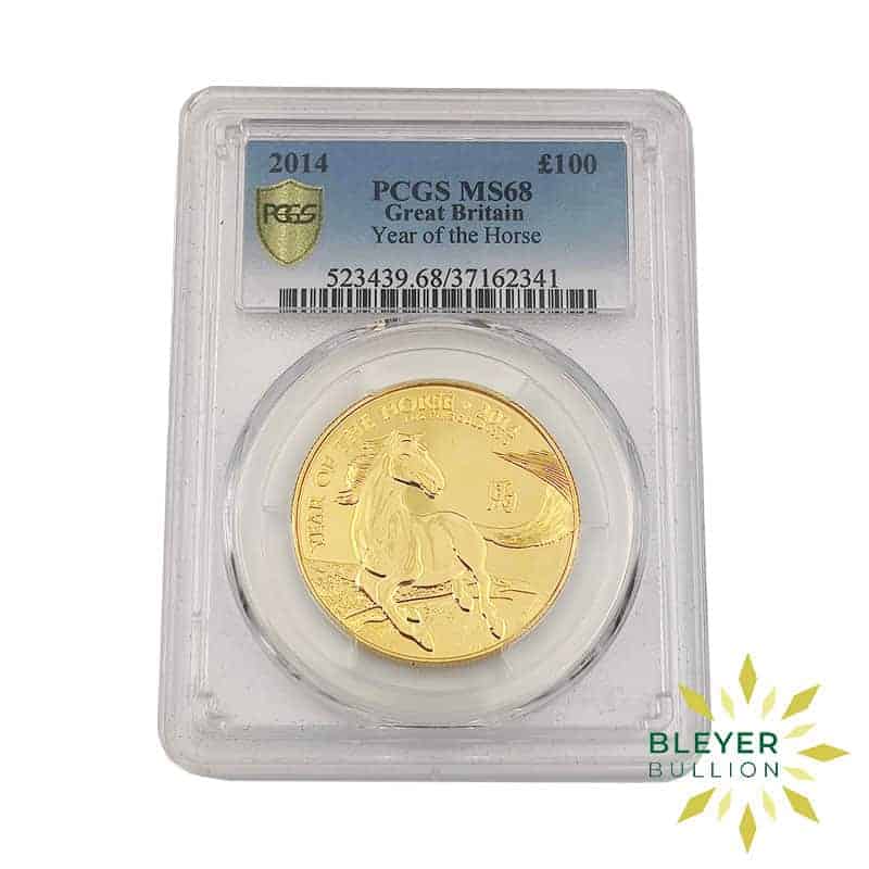 1oz Gold UK Lunar Horse Coin, 2014