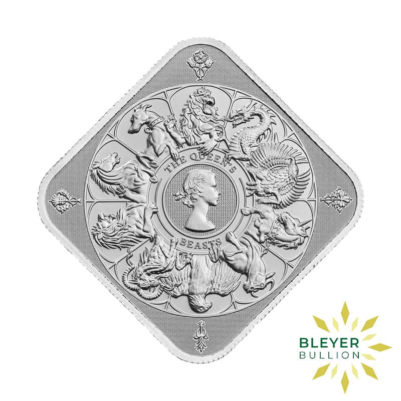 1oz Silver Queen's Beasts Completer Bar