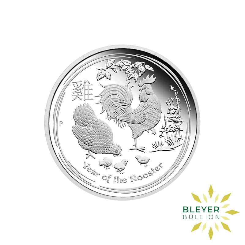 1/2oz Silver Australian Lunar Year of the Rooster Coin, 2017 (Margin Scheme)