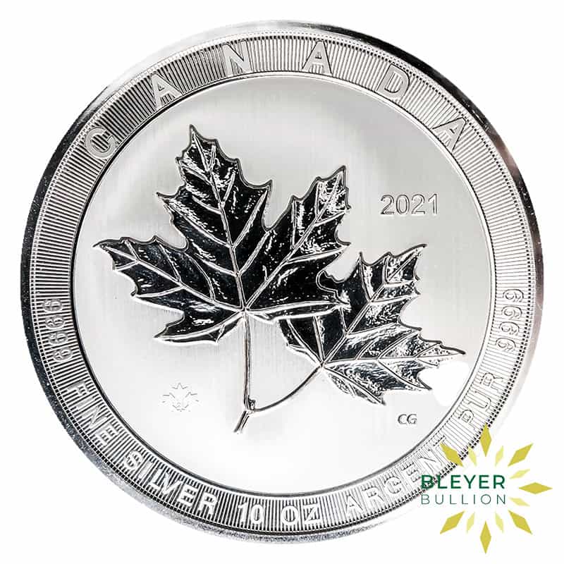 10oz Silver Canadian Maple Leaf Coin, 2019