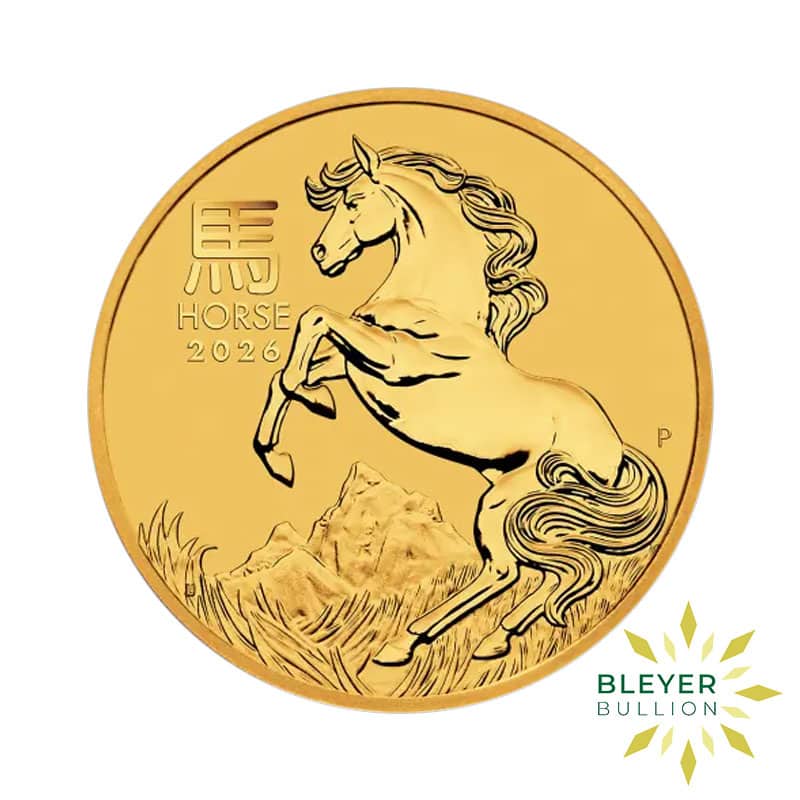 1oz Gold Australian Lunar Horse Coin, 2026