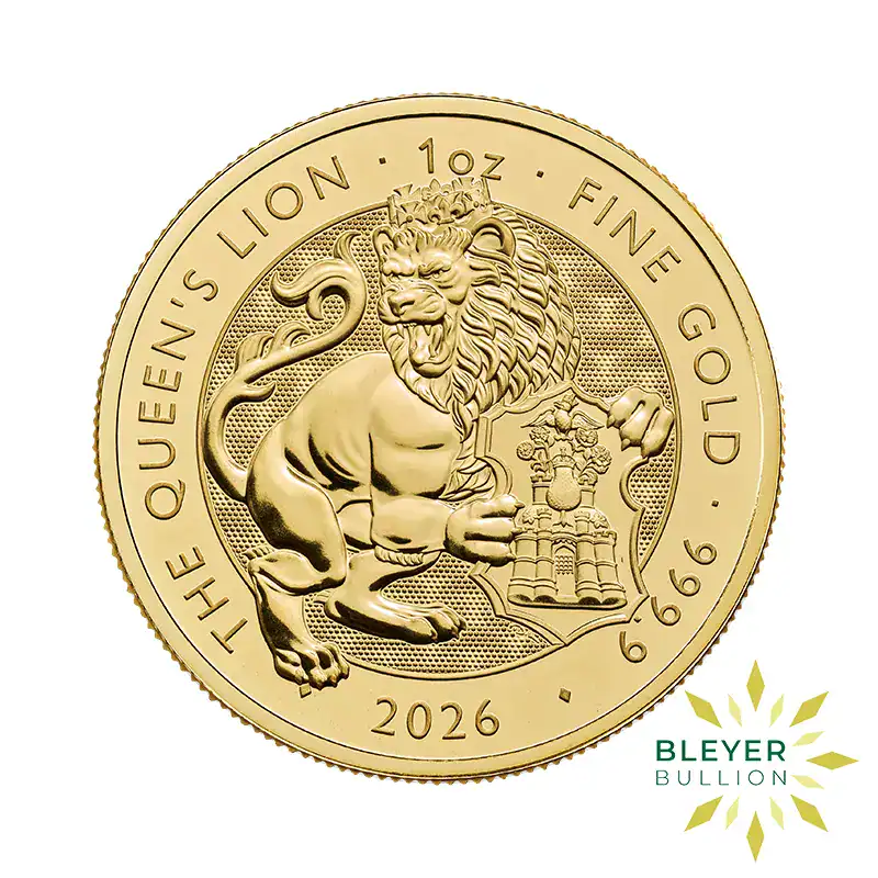 1oz Gold Tudor Beasts Queen's Lion Coin, 2026