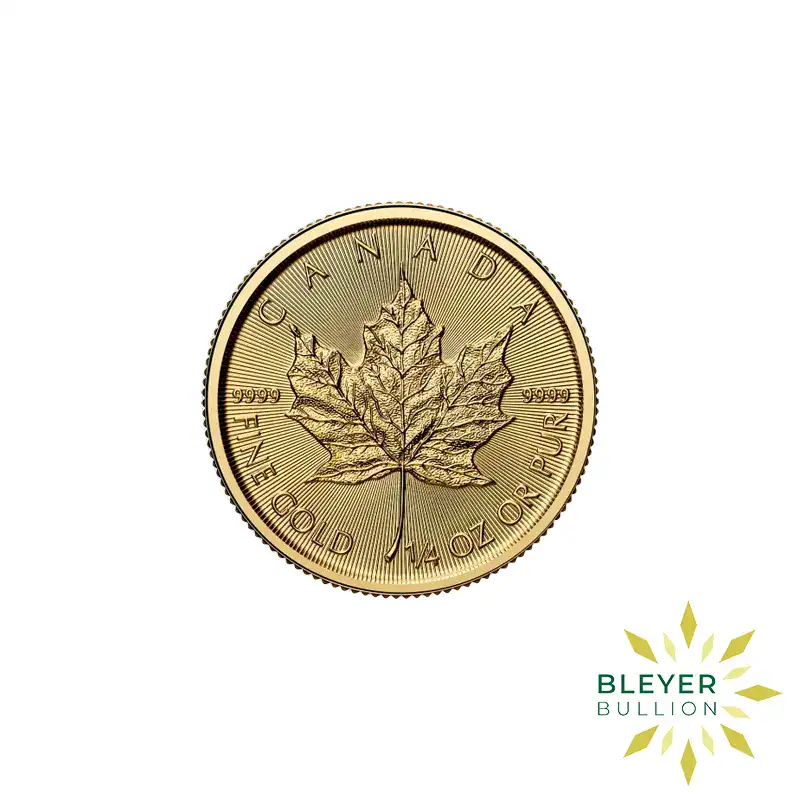 1/4oz Gold Canadian Maple Leaf Coin, 2024