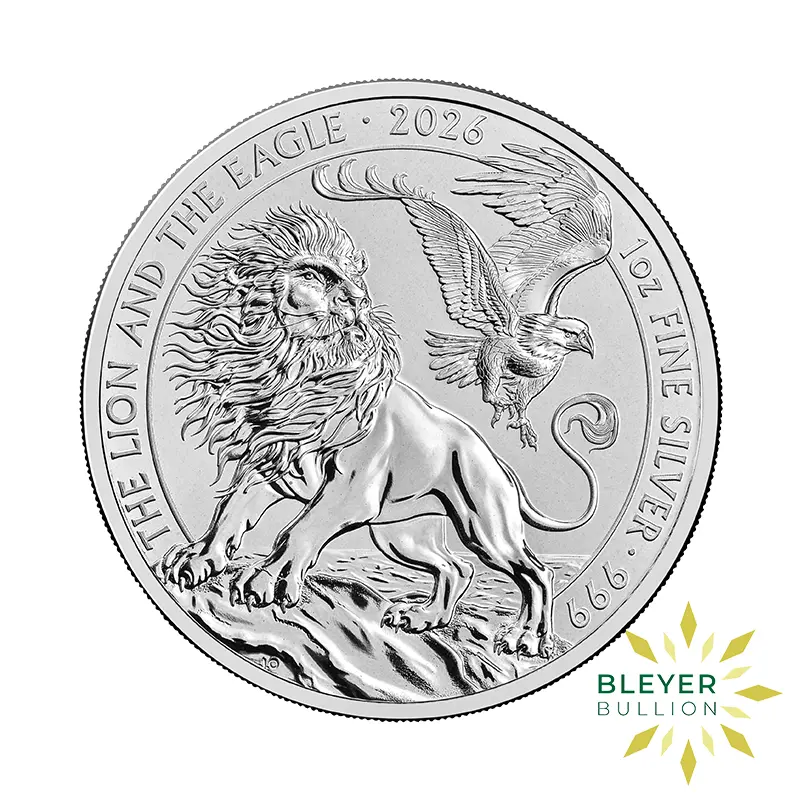 1oz Silver Lion and Eagle Coin, 2025